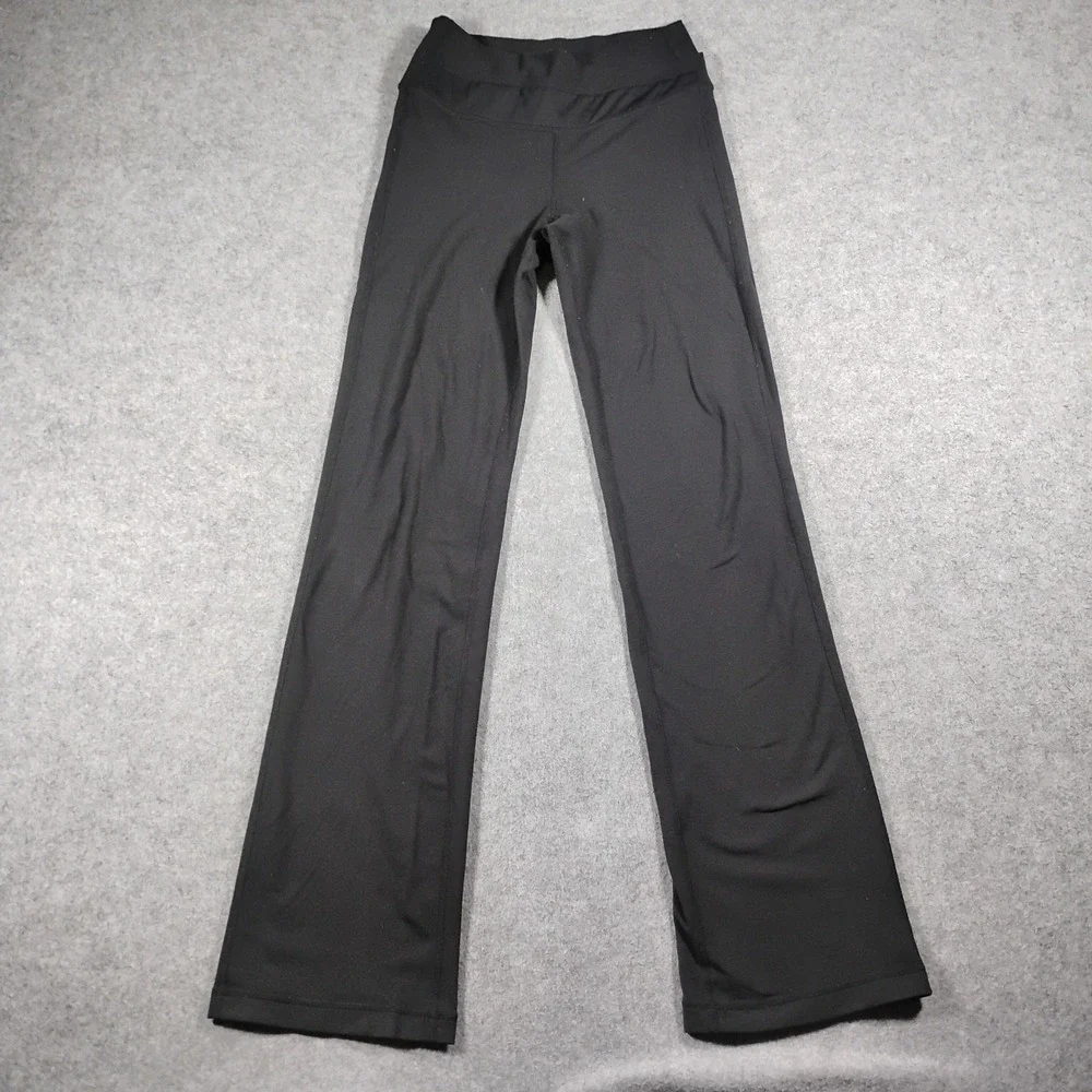 Lululemon Black Groove Pant Flare Leg Yoga Activewear Pants Womens Size 4